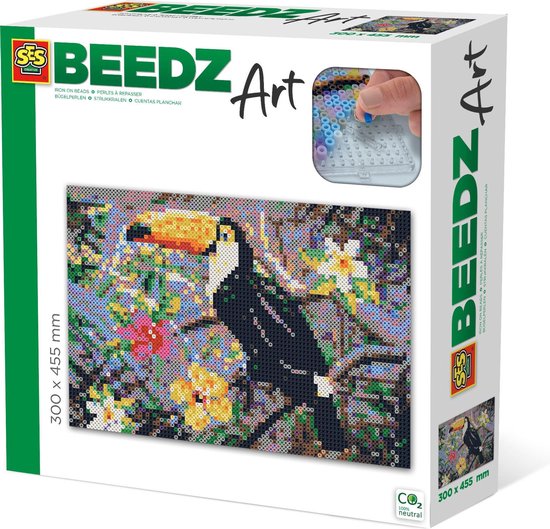 Ses BEEDZ ART: Strijkkralen Toekan