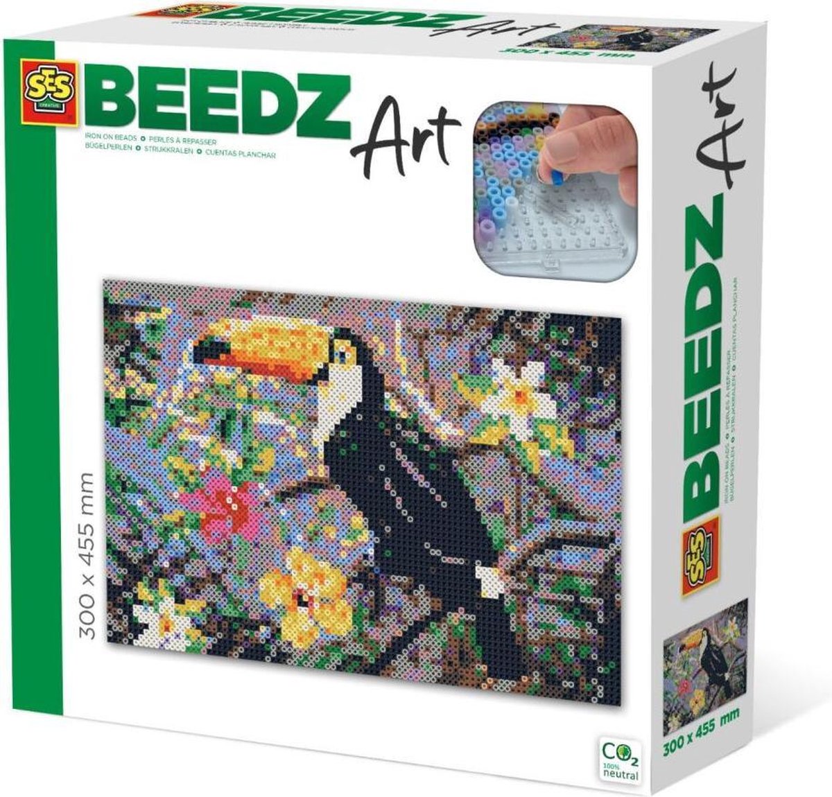 Ses BEEDZ ART: Strijkkralen Toekan