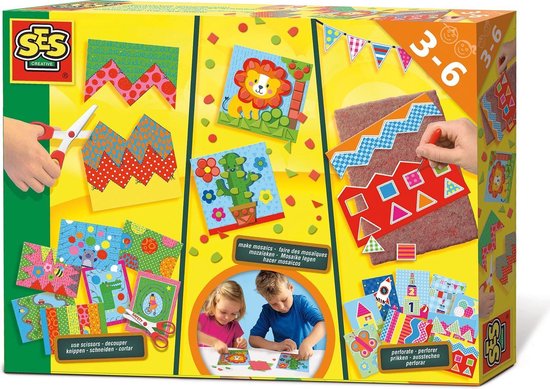 Ses Ik Leer Knippen, Mozaieken En Prikken