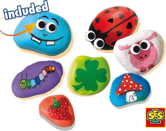 Ses Knutselpakket Stenen Schilderen