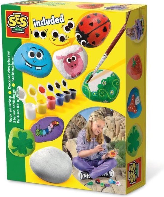Ses Knutselpakket Stenen Schilderen