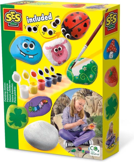 Ses Knutselpakket Stenen Schilderen
