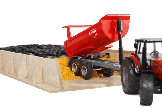 Kids Globe Sleufsilo Hout Voor Siku 30X60X6 Cm 1:32