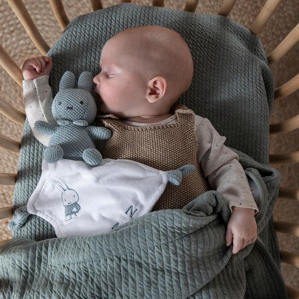 Tiamo Nijntje Knuffeldoekje - Groen