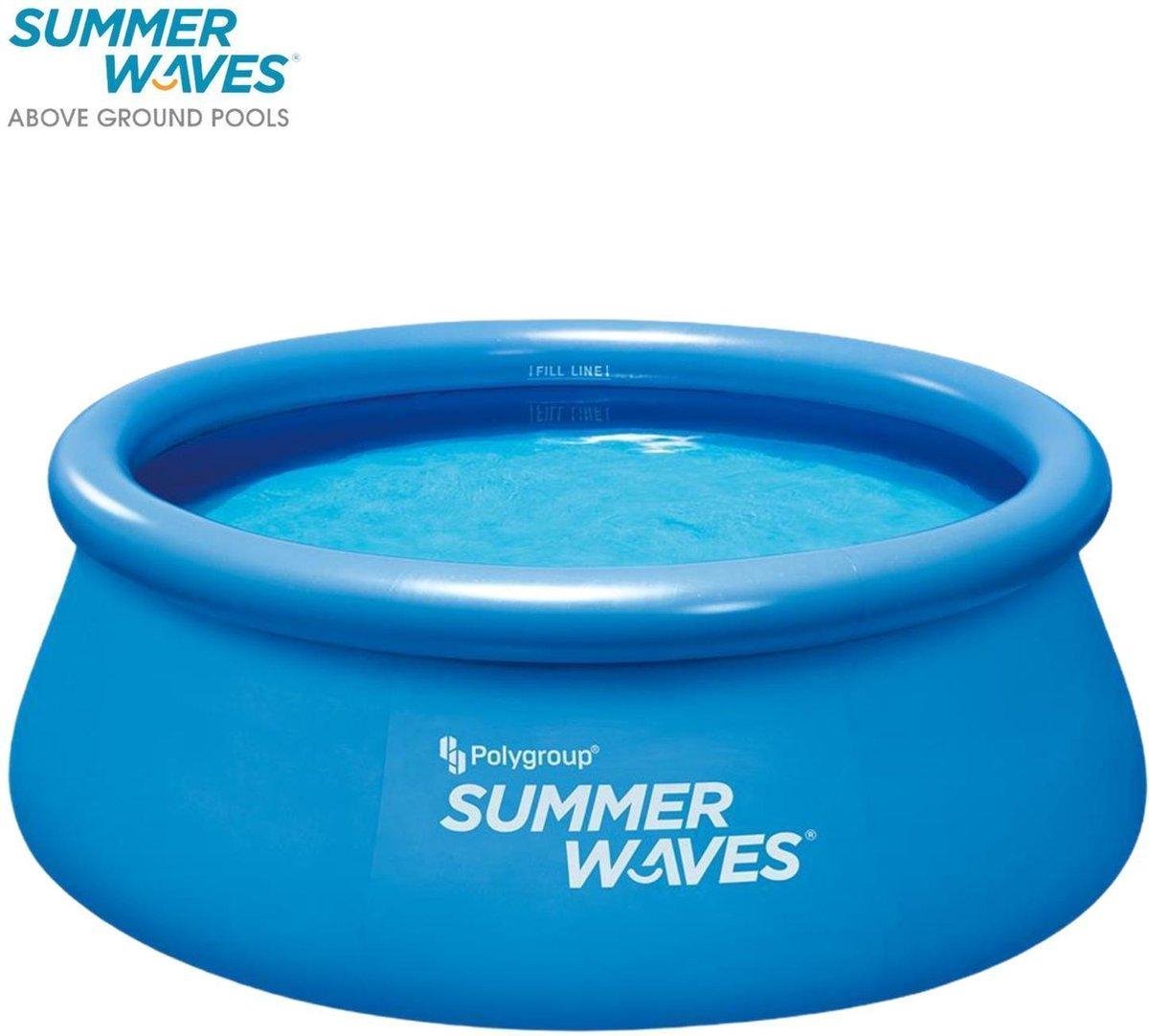 Summer Waves Zwembad Quick Set 366 X 76 Cm - Blauw