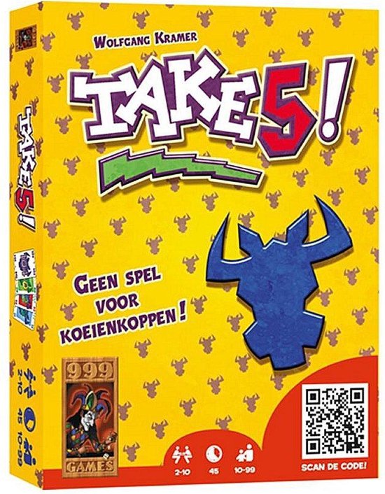 999Games Kaartspel Take 5 - Geel