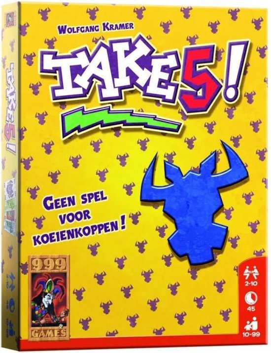 999Games Kaartspel Take 5 - Geel