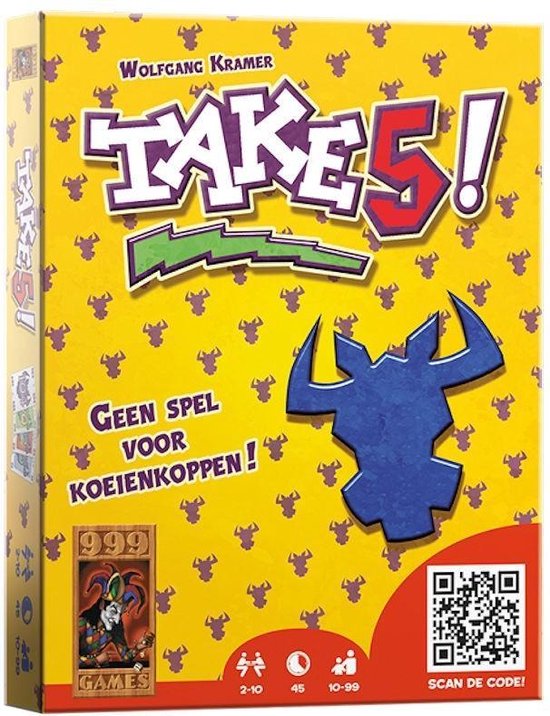 999Games Kaartspel Take 5 - Geel