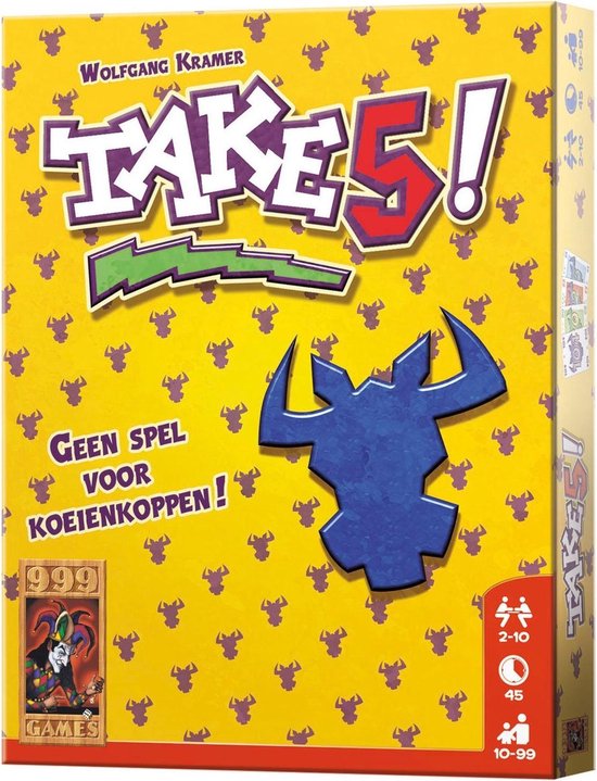 999Games Kaartspel Take 5 - Geel