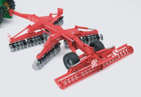 Bruder Aanhanger Kuhn Discover XL Schijveneg - Rood