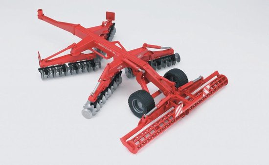 Bruder Aanhanger Kuhn Discover XL Schijveneg - Rood