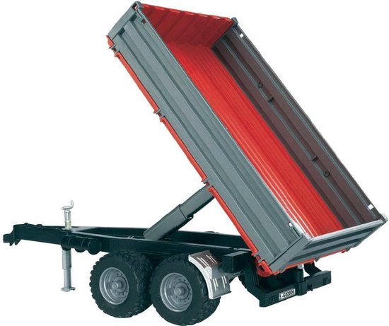 Bruder Aanhanger Dubbelwiels - Rood