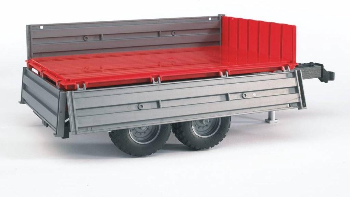 Bruder Aanhanger Dubbelwiels - Rood