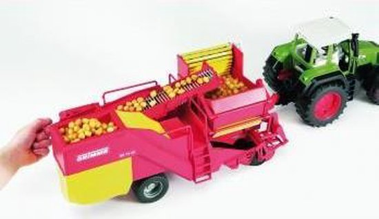 Bruder Aanhanger Grimme SE75-30 Aardappelrooier - Rood