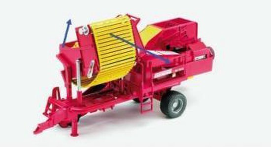 Bruder Aanhanger Grimme SE75-30 Aardappelrooier - Rood