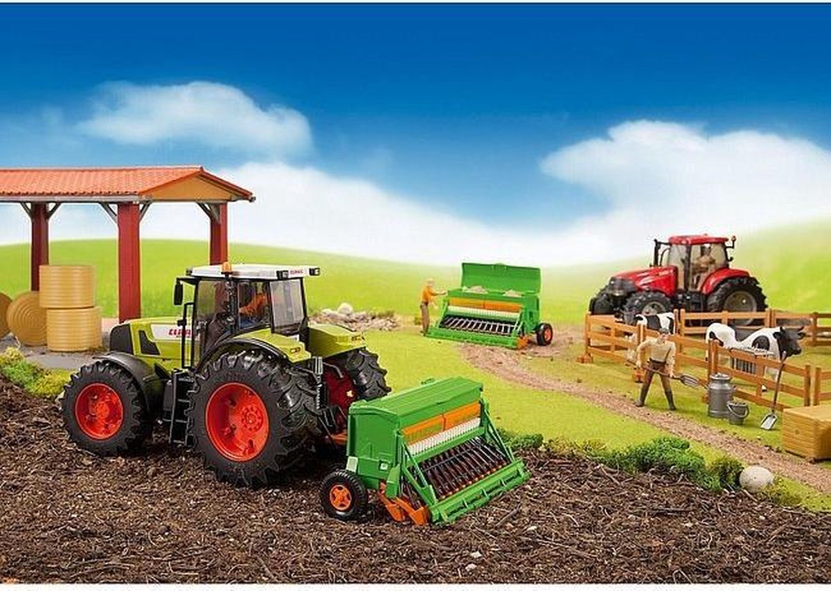 Bruder Aanhanger Zaaimachine Amazone - Groen