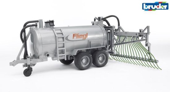 Bruder Aanhanger Giertank Met Sproeier - Grijs