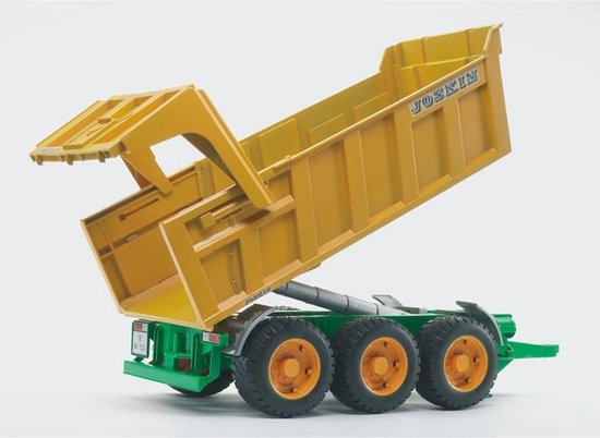 Bruder Aanhanger Joskin Kiepwagen - Geel