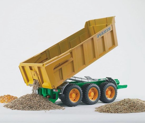 Bruder Aanhanger Joskin Kiepwagen - Geel