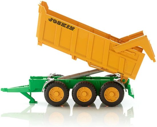 Bruder Aanhanger Joskin Kiepwagen - Geel