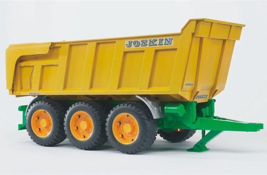 Bruder Aanhanger Joskin Kiepwagen - Geel