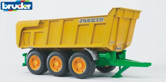 Bruder Aanhanger Joskin Kiepwagen - Geel