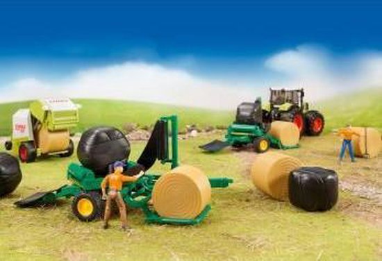 Bruder Aanhanger Ronde Balenpers Claas Rollant 250