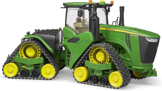 Bruder Tractor John Deere 9620RX Met Rupsbanden - Groen