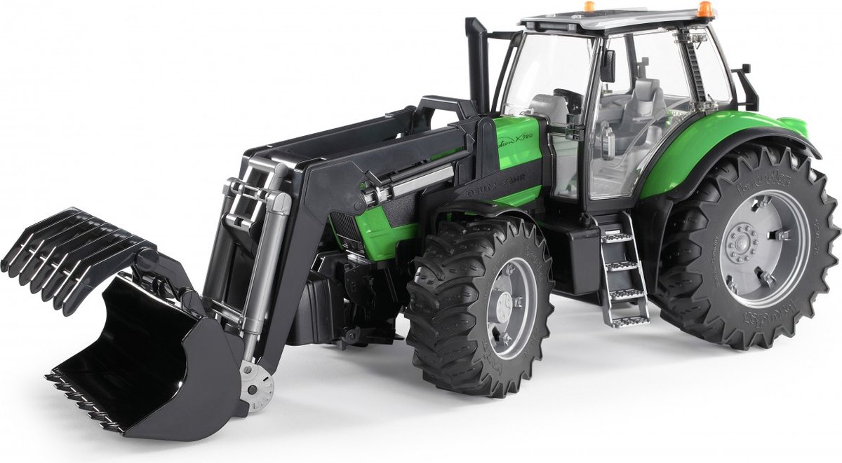 Bruder Tractor Deutz Agrotron X7 Met Frontlader - Groen