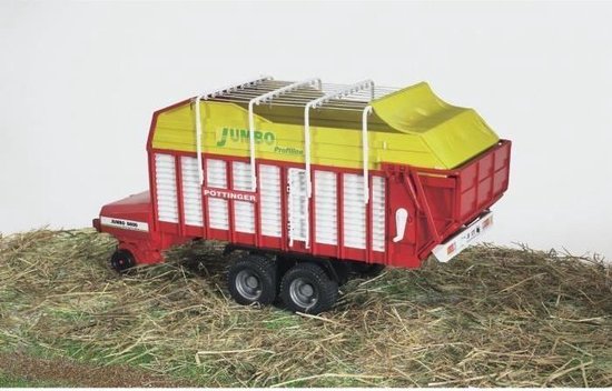 Bruder Aanhanger Pöttinger Jumbo 6600 Silagewagen - Geel