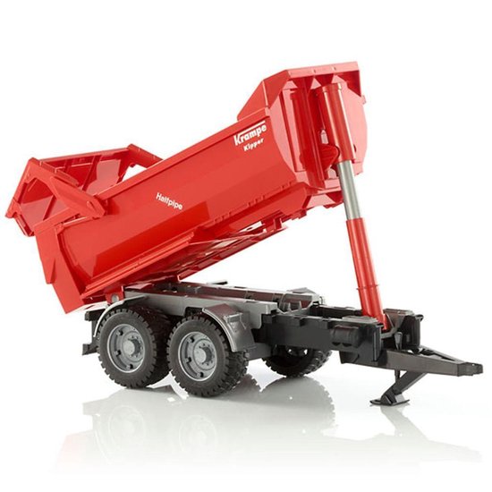 Bruder Aanhanger Krampe Tandem Halfpipe Kiepwagen - Rood