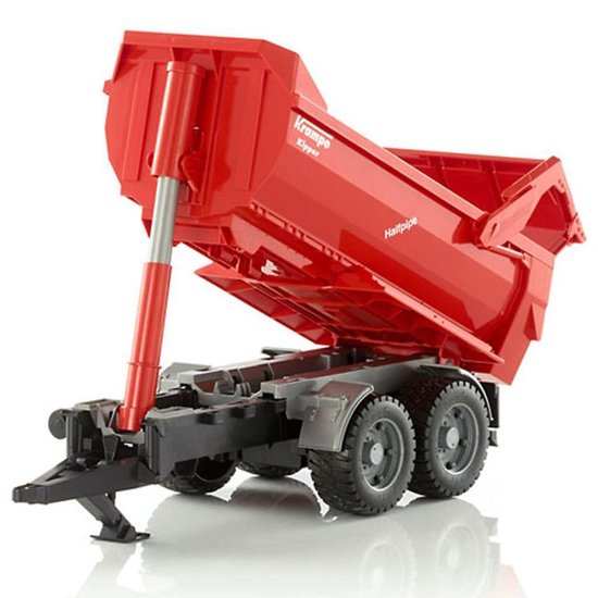 Bruder Aanhanger Krampe Tandem Halfpipe Kiepwagen - Rood