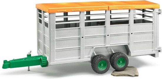 Bruder Aanhanger Vee - Groen