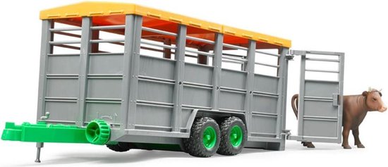 Bruder Aanhanger Vee - Groen