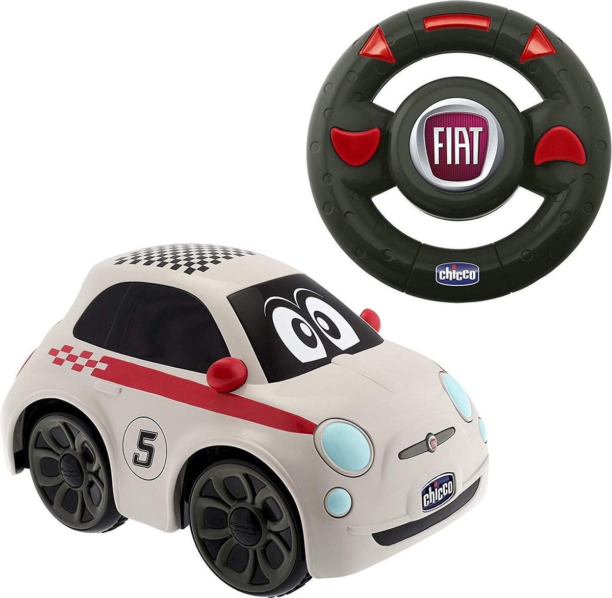 Chicco R/C Fiat 500 Sport (007275) - Wit