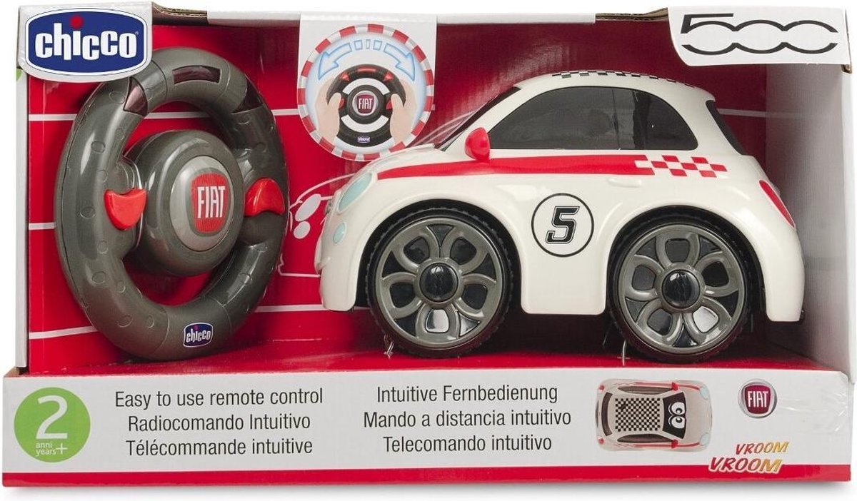 Chicco R/C Fiat 500 Sport (007275) - Wit