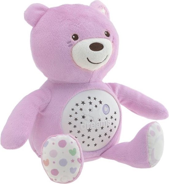 Chicco Knuffel Projector Baby Bear First Dreams - Rosa