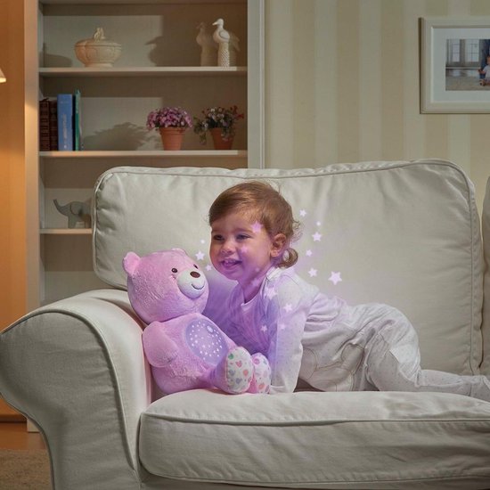 Chicco Knuffel Projector Baby Bear First Dreams - Roze