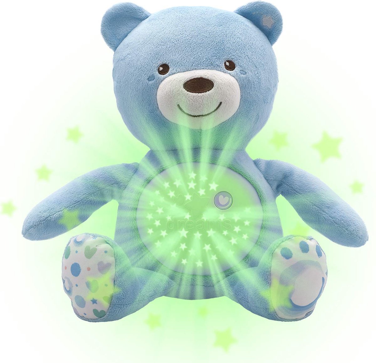 Chicco Knuffel Projector Baby Bear First Dreams - Blauw
