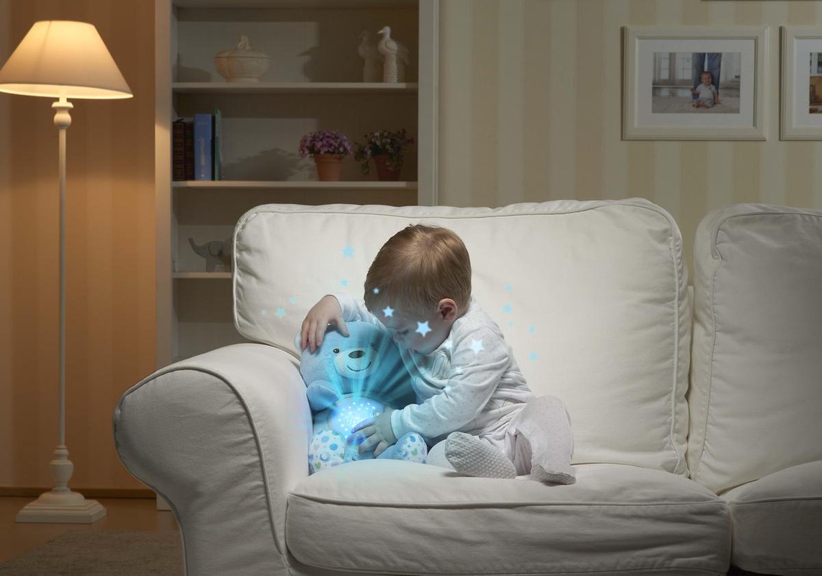 Chicco Knuffel Projector Baby Bear First Dreams - Blauw