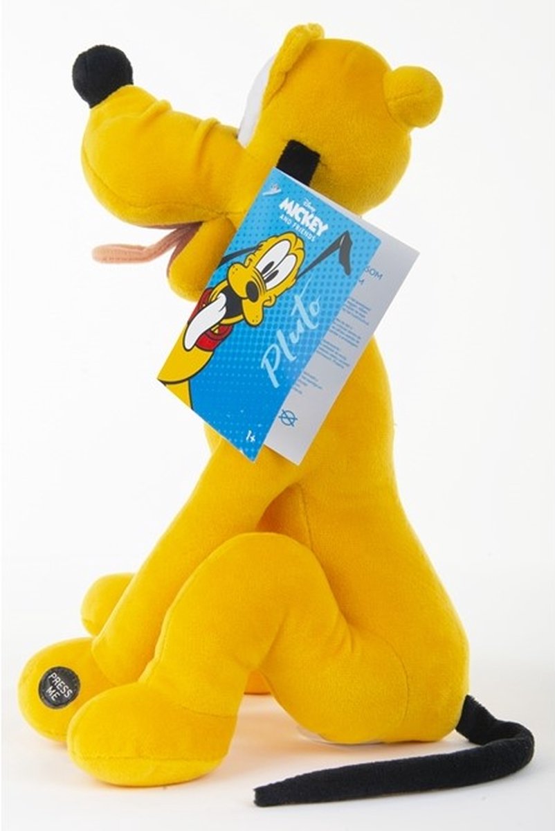 Disney Pluche Pluto 50 Cm Met Geluid - Geel