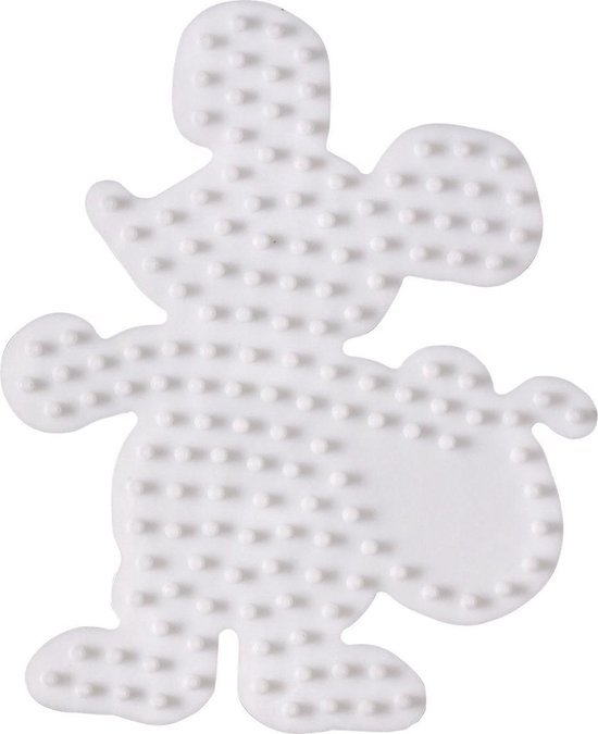 Hama Strijkkralen Grondplaat Muis - Wit