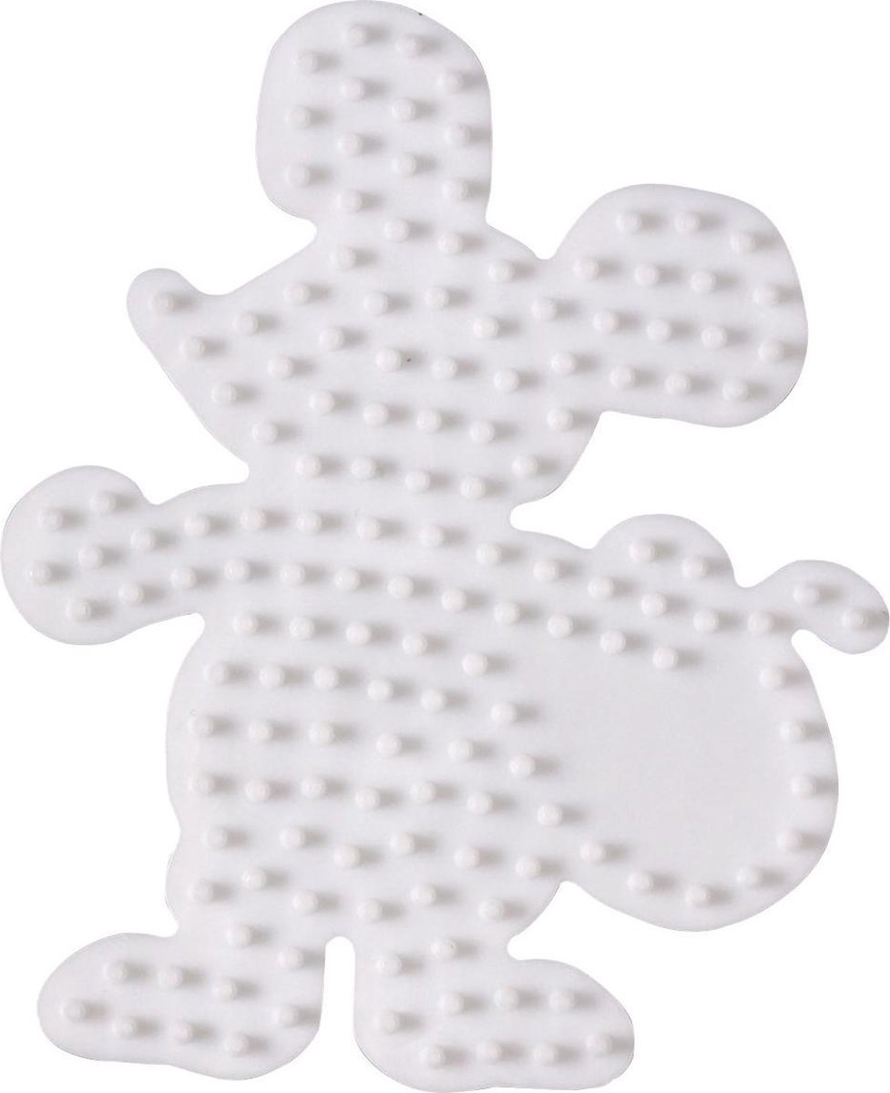 Hama Strijkkralen Grondplaat Muis - Wit