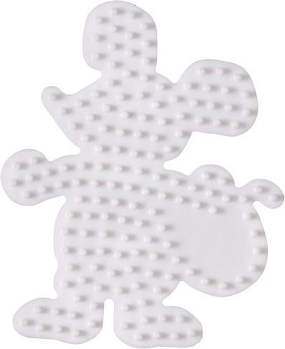 Hama Strijkkralen Grondplaat Muis - Wit