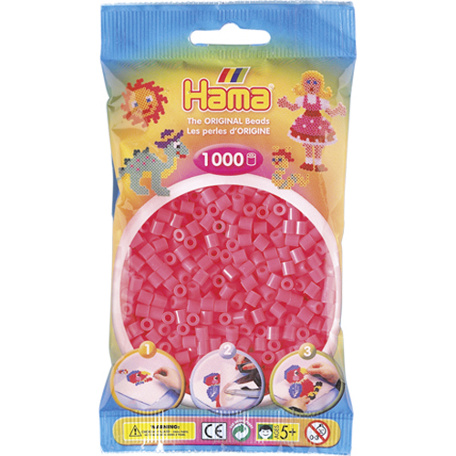 Hama Strijkkralen 1000 Stuks Cerise - Roze