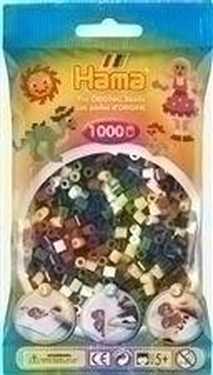 Hama Strijkkralen 1000 Stuks Assorti 1 - Wit