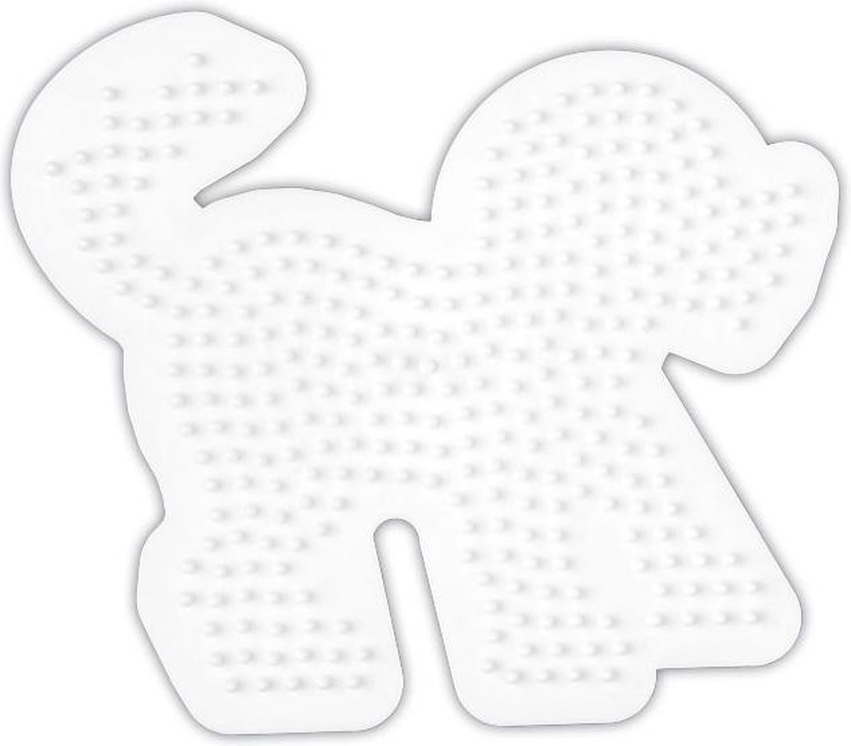 Hama Strijkkralen Grondplaat Hond 1 - Wit