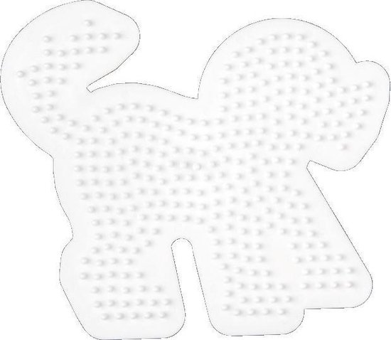 Hama Strijkkralen Grondplaat Hond 1 - Wit