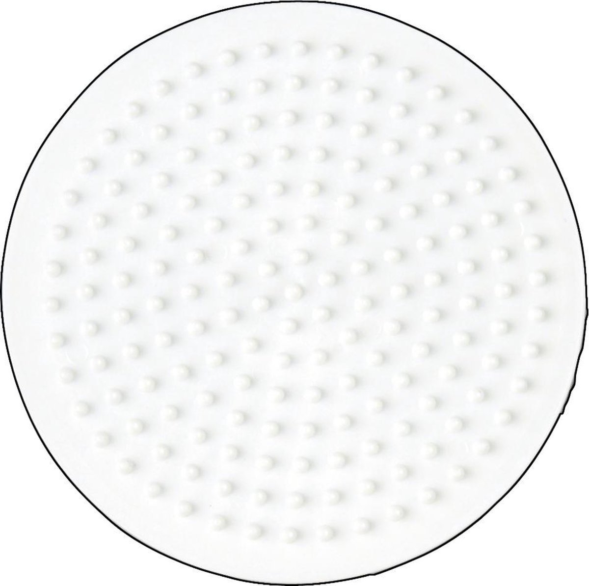 Hama Strijkkralen Grondplaat Rond Klein - Wit