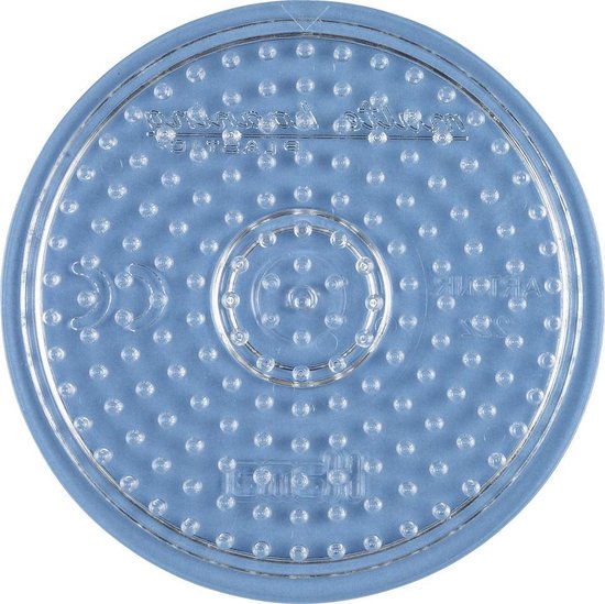 Hama Strijkkralen Grondplaat Rond Klein - Wit